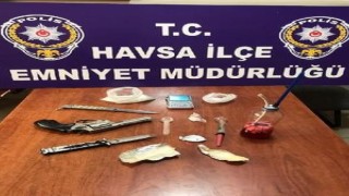 Edirnede zehir tacirlerine düzenlenen operasyonda 5 kişi tutuklandı