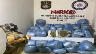 Elazığda 123 kilo uyuşturucu madde ele geçirildi: 11 tutuklama