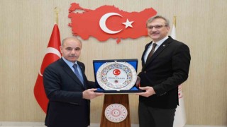 Emniyet Genel Müdürü Aktaş, Vali Ekinci ile bir araya geldi