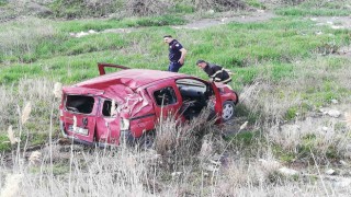 Erzincanda trafik kazası: 2 yaralı