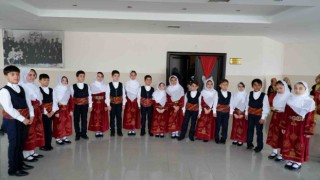Erzurumda çocukların 23 Nisan coşkusu sürüyor
