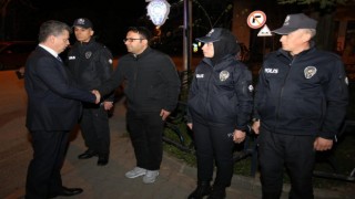 Eskişehir İl Emniyet Müdürü Yaman Ağırlardan emniyet mensuplarına bayram kutlaması