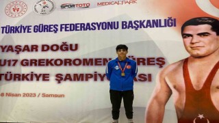 Eyyübiyeli sporcu Türkiye şampiyonu oldu