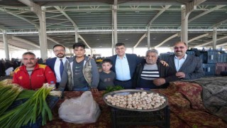 Fadıloğlu, esnafı ziyaret etti