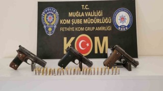 Fethiyede ruhsatsız silah operasyonu