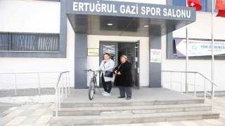 Gaziantepte üretilen 100 bin bisikletin dağıtımı sürdürüyor