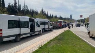 Gaziantepte zincirleme trafik kazası: 1 yaralı