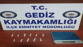 Gedizde evinde uyuşturucu ile yakalanan şahıs tutuklandı