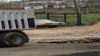 Geri manevra yapan kamyonun ezdiği yaşlı adam hayatını kaybetti