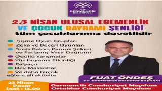 Germencik Belediyesinden 23 Nisanda çocuklara özel şenlik