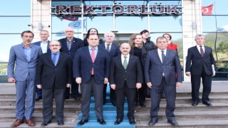 Gürcistan Ankara Büyükelçisinden Düzce Üniversitesi rektörüne ziyaret