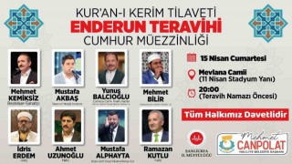 Haliliyede Enderun teravihi geleneği yaşatılacak