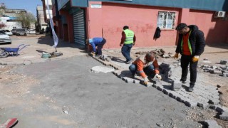 Haliliyede üstyapı çalışmaları ile yollar daha konforlu