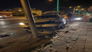 Hastane dönüşü kaza yapan polis, hayatını kaybetti