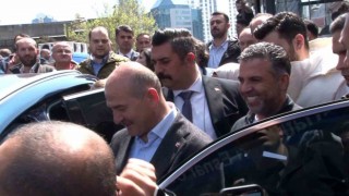 İçişleri Bakanı Soylu, Atatürk Oto Sanayi Sitesinde ustalarla Toggu inceledi