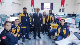 İl Sağlık Müdürü, 112 çalışanlarını tebrik etti