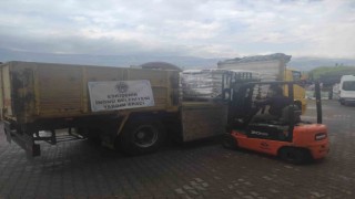 İnönü Belediyesinden deprem bölgesine kuru bakliyat desteği