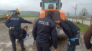 İs makinesinden mazot hırsızlığı