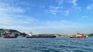 İstanbul Boğazında kargo gemisi makine arızası yaptı