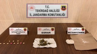 İstanbuldan getirdikleri uyuşturucu maddelerle Tekirdağda yakalandılar