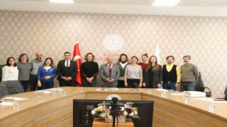 İtalya, İspanya ve Polonyadan gelen proje ortakları Müdür Başyiğiti bilgilendirdi