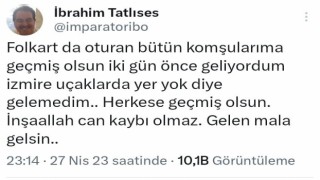 İzmirde İbrahim Tatlısesin de oturduğu site yandı