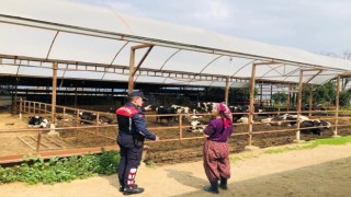 Jandarma hayvan hırsızlığına karşı bilgilendirdi