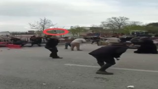 Kaçak bina yıkımında ortalık karıştı... Polis böyle havaya ateş açtı