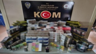 Kaçak tütün ve sigara ele geçirildi
