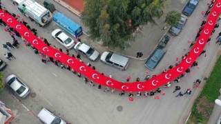 Kadın şehitler için bayraklarla yürüdü 10 bin kişi iftarda buluştu