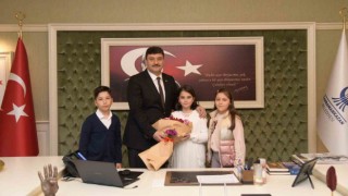 Kahramankazanın minik başkanları