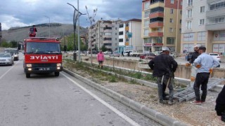 Kanala düşen şahsı ekipler kurtardı