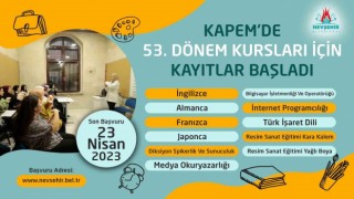 KAPEMde yeni dönem kurs kayıtları başladı