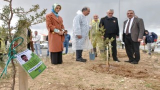 Karamanda depremde ölen üniversite öğrencilerin anısına fidan dikildi