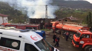 Kastamonuda bir kişinin ölümüne sebep olan yangın devrilen sobadan çıkmış