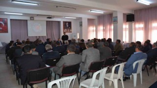 Kaymakam Okumuş, muhtarlarla buluştu