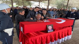 Kazada hayatını kaybeden polis memuru son yolculuğuna uğurlandı