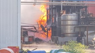 Kimya ve entegre atık tesisindeki yangın söndürüldü