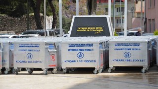 Koçarlı Belediyesine 535 adet çöp konteyneri hibe edildi