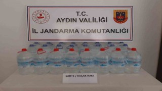 Koçarlıda 200 litre kaçak alkol ele geçirildi