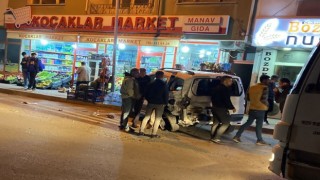 Kontrolden çıkan pikap 6 aracı biçti