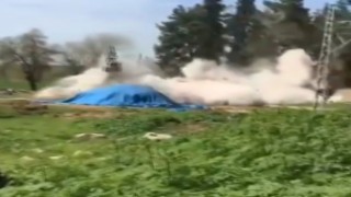 Kontrollü minare yıkımı faciayla son buldu: 1 ölü