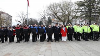 Kütahyada Türk Polis Teşkilatının kuruluş yıl dönümü kutlandı