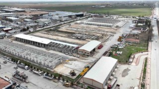 Larende esnaflarının taşınacağı yeni iş yerleri hızla yükseliyor