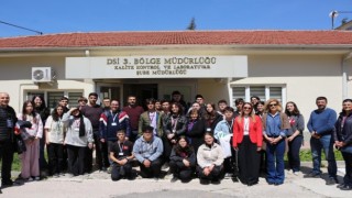 Lise öğrencilerinden ‘DSİ 3. Bölge Laboratuvarlarına teknik gezi