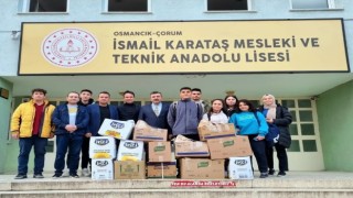 Liselilerden depremzedelere ramazan kolisi