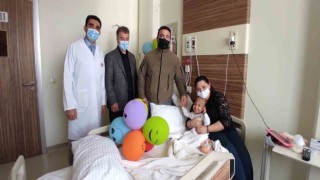 Lösemi hastası 3 yaşındaki Aselden güzel haber