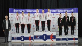 Manisa BBSK, cimnastik takımı zirvede