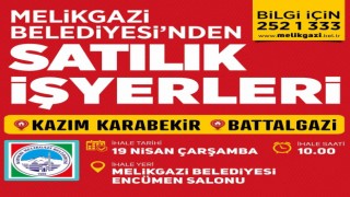 Melikgazi Belediyesinden işyeri almak isteyenlere yatırım fırsatı