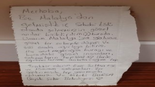 Memleketine dönen depremzededen duygulandıran not